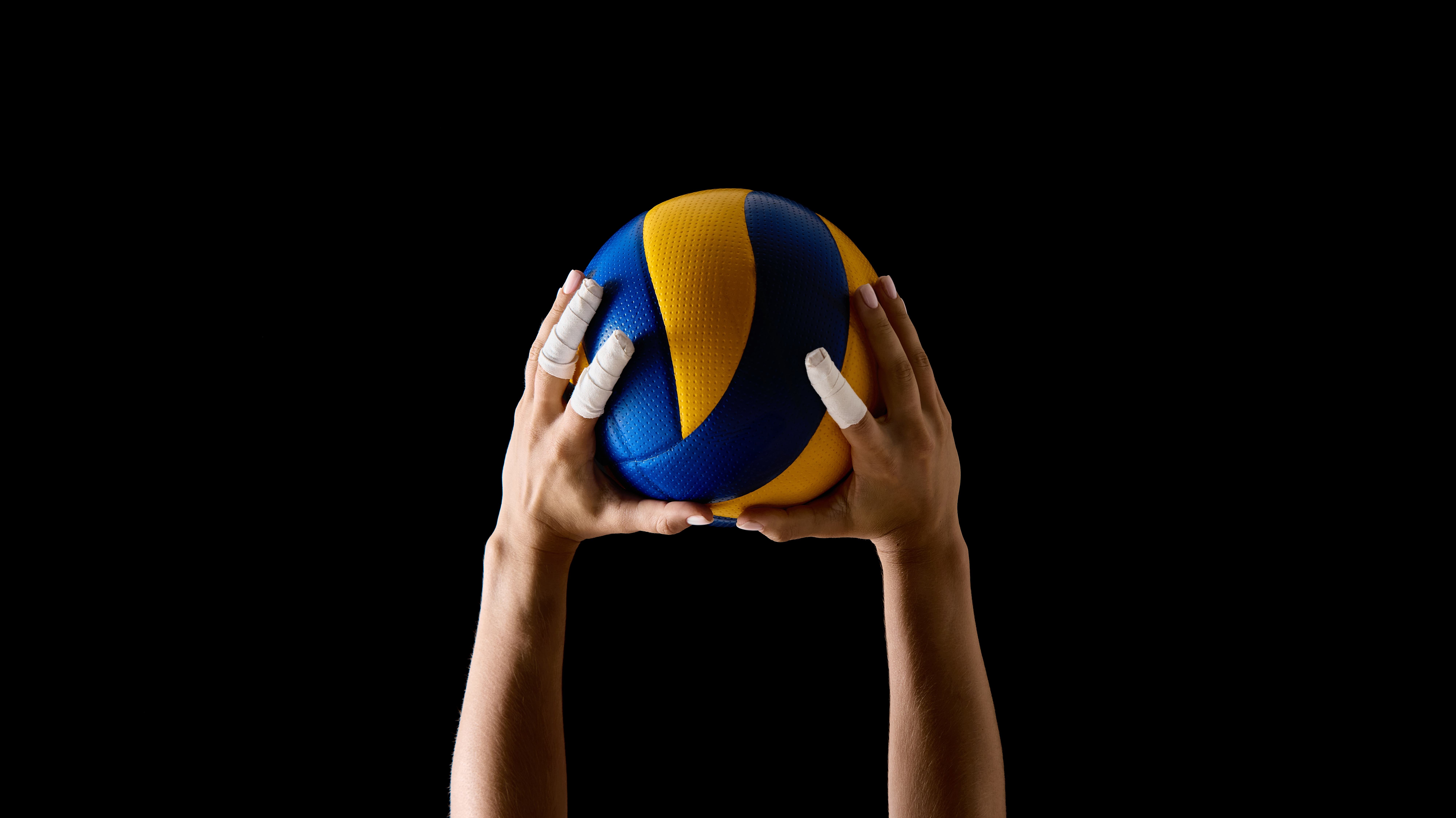 Volleyball hands